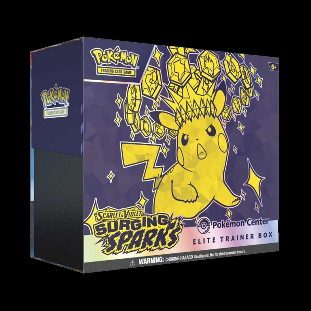 Surging Sparks Pokémon Center Elite Trainer Box