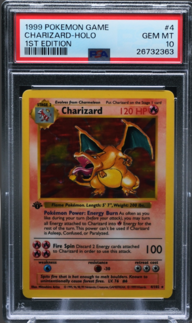 CHARIZARD 1ST EDITION PSA 10 -363